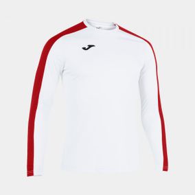 ACADEMY LONG SLEEVE T-SHIRT WHITE RED 2XS