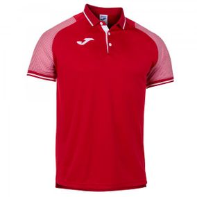 ESSENTIAL II POLO RED-WHITE S/S 3XS