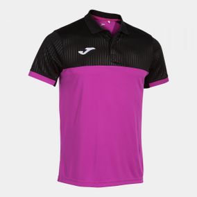 MONTREAL SHORT SLEEVE POLO FLUOR PINK BLACK 2XS