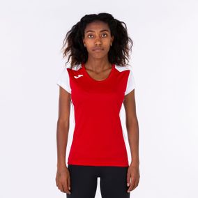 RECORD II SHORT SLEEVE T-SHIRT RED WHITE L