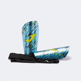 SPIDER SHIN GUARDS FLUOR TURQUOISE L