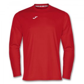 T-SHIRT COMBI RED L/S